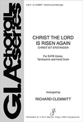 Christ the Lord Is Risen Again SATB choral sheet music cover